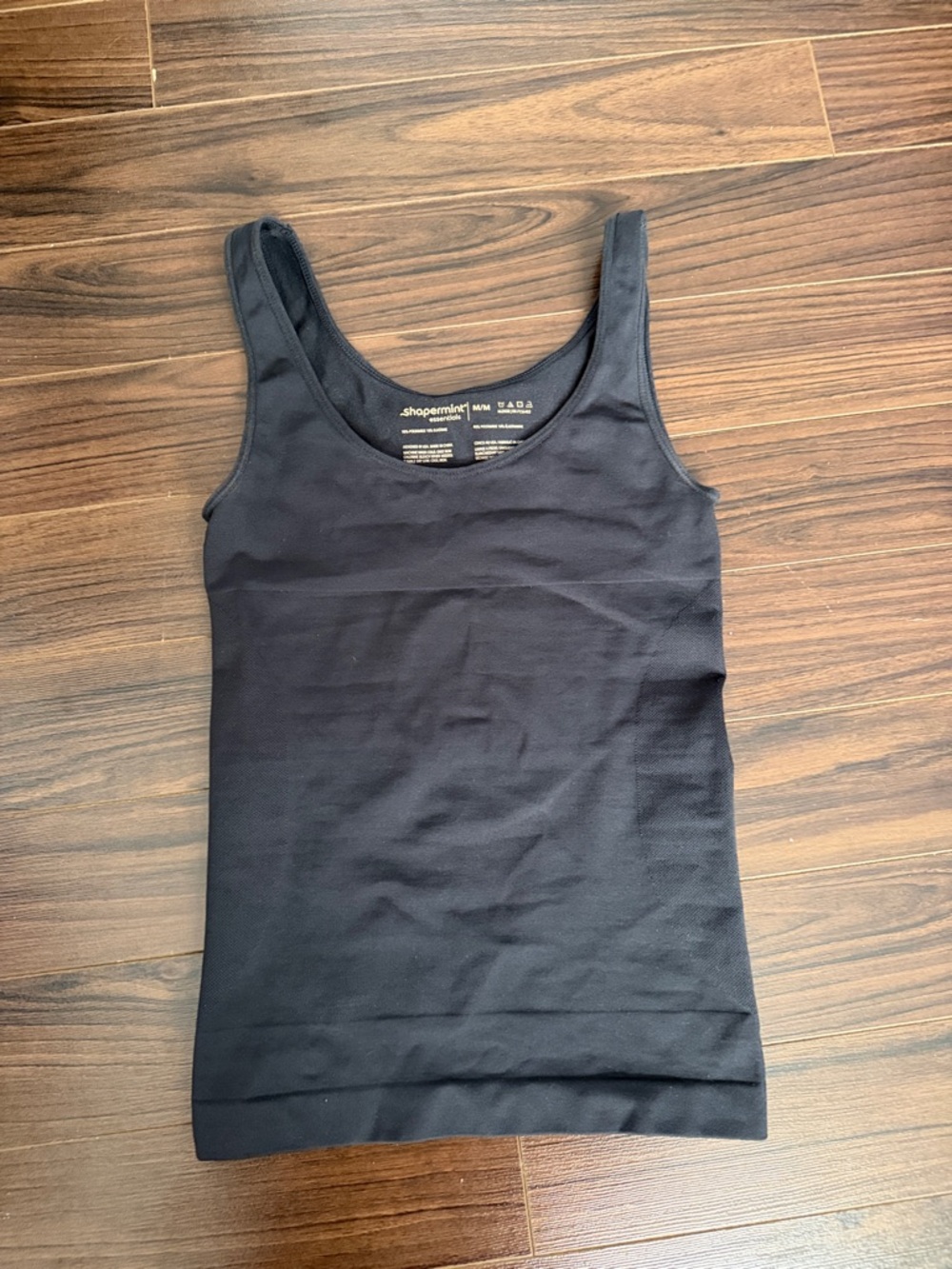 Brand new Shapermint Black Scoop-Neck Tank Top